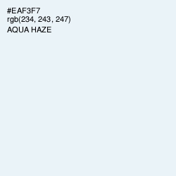 #EAF3F7 - Aqua Haze Color Image